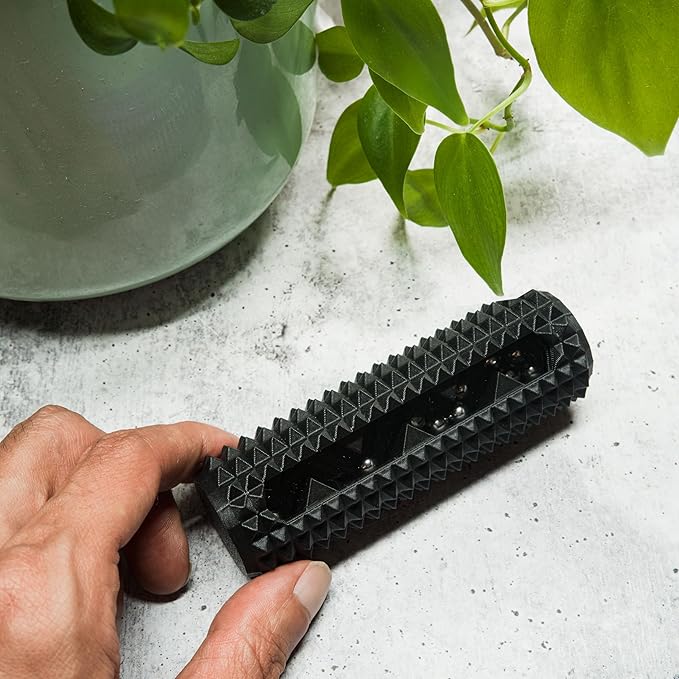 ZenStick – Spikey Sensory Fidget Toy with Steel Balls for Anxiety Relief, Focus, Stress Reduction & Mindful Stimulation (Black)