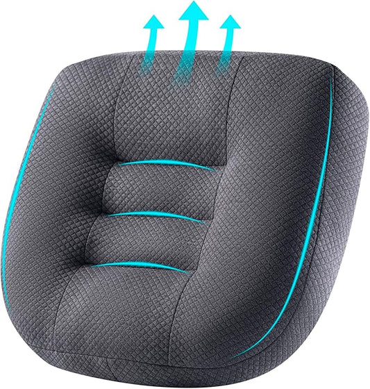 Office Chair Cushions for Back and Butt, Ergonomic Chair/Seat Cushion for Long Sitting, Sitting Pillow for Automobile, Wheelchair, Computer,Office Chair Hip Support Grey