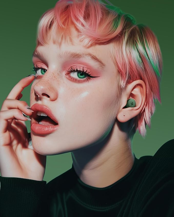 45dB Ear Plugs for Sleeping 0.1oz Ultra-Comfy Noise Cancelling Ear Plugs for Concerts, Deep Focus, Travel, Noise Reduction Ear Plug with 8 Ear Tips Reusable Earplugs with Carry Case Green