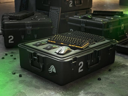 Glorious Gaming Model O 2 Wireless Gaming Mouse - Hybrid 2.4GHz & Bluetooth Wireless, 68g Superlight, Long Battery Life, 26k BAMF 2.0 Sensor, RGB, Ambidextrous, 6 Buttons, PTFE Feet - Black