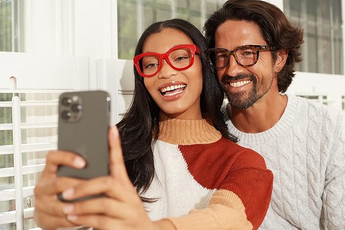 Peepers by PeeperSpecs Oprah's Favorite Center Stage Women's Oversized Blue Light Blocking Reading Glasses