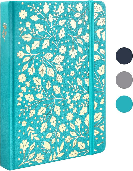 TIEFOSSI Bullet Dot Journal, Vintage Journal Notebook for Women Men, 160 GSM 192 Premium Pages, A5 Hardcover Journaling Notebooks Gift, for Travel Office Daily Writing