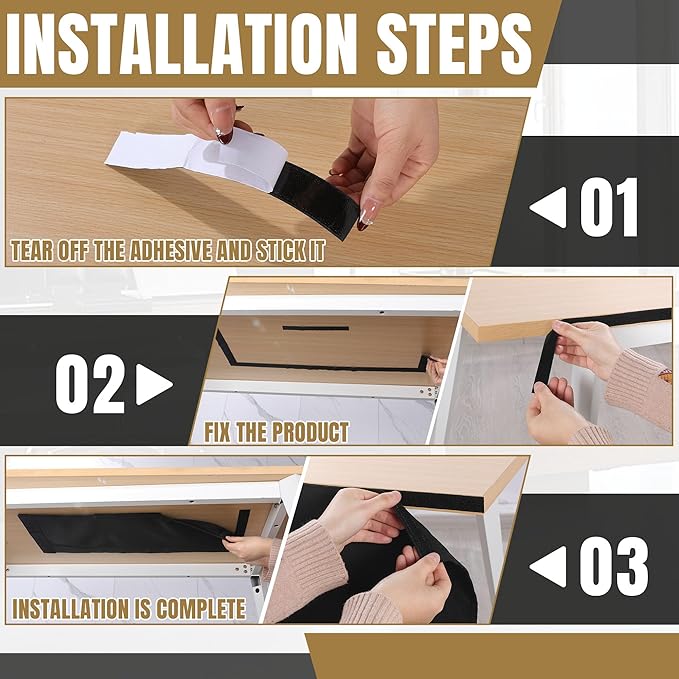 MABOZOO 60" Under Desk Privacy Panel and 28" Cable Management Net - 2pcs, Cord Organizer and Skirt for Home Office or Standing Workstation