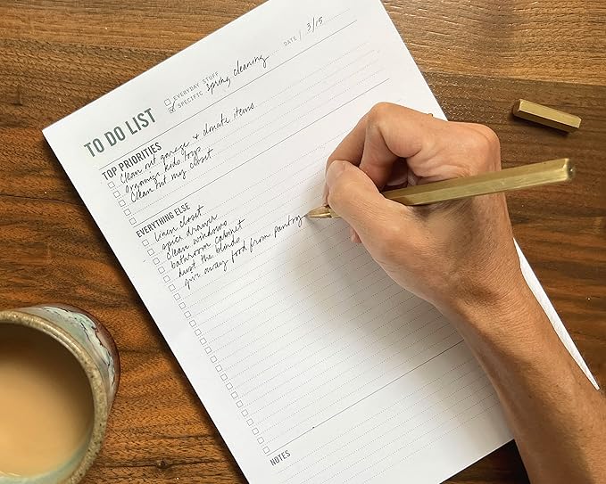 Two Tumbleweeds To Do List Notepad - Daily Task Planner, Checklist, and Organizer - Planner pad for work and school productivity - 7 x 10" - 50 Sheets