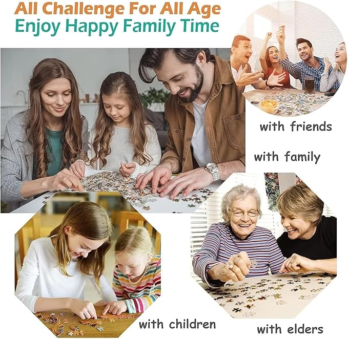 1000 Piece Difficult Wooden Jigsaw Puzzle Spent with Books and Dragons is Never Wasted Adults & Kids Educational Family Game Stress Relief Quiet Play Home Decor 29.5x19.7 Inch