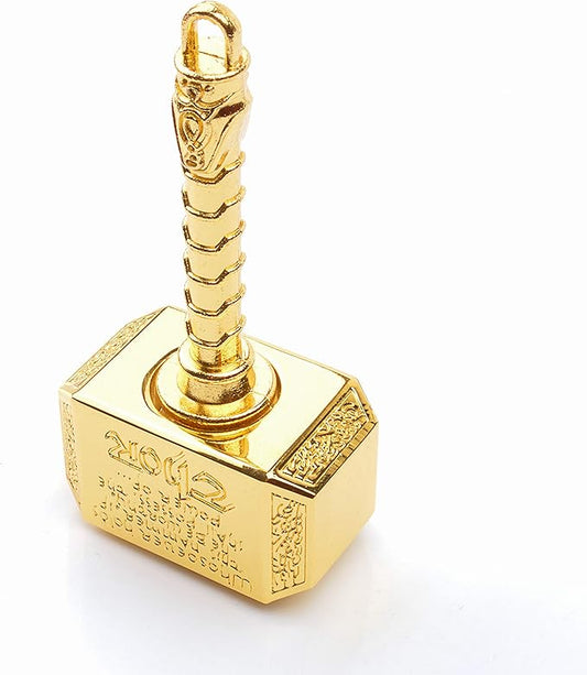 Fidget Chain Hammer Spinners Metal with Star Fidget Finger Spinner Toy, Anxiety Toy Focus Copper Brass Fidget Toys Fingertip Gyro Stress Relief Gifts for Kids Adults(Golden)