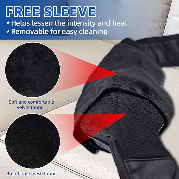 Joyset Shiatsu Neck and Back Massager with Heat,Shoulder Massager for Pain Relief Deep Tissue, 3D Kneading Massage with Cloth Cover,Carry Bag,Best Gifts for Men Women Parents