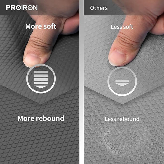 PROIRON Balance Pad,Super Wear-resistant PU- NOT TPE!!!- Foam Balance Pad with Superb Rebound Performance for Stability Training,Physical Therapy,2.2 Inch Extra Thick Anti Fatigue Mat,Standing Desk Mat Office Home