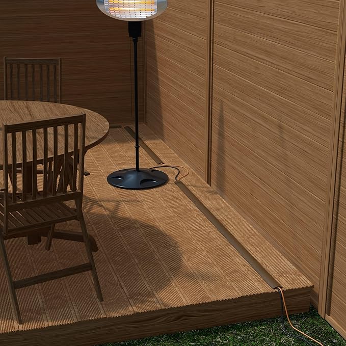 D-Line 30ft Floor Cord Cover, Floor Cable Protector, Extension Cord Cover, Protect Wires & Prevent Cable Trips, Cable Management Solution - Cord Cavity = 0.63" (W) x 0.31" (H) - Brown