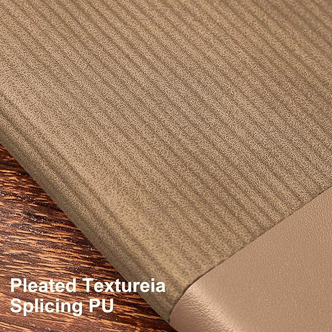 Lined Journal Notebook for Work College Ruled Note Book 5.79"x8.27" A5 PU Leather Daily Journaling 216 Pages for Women Men Writing Home School Supplies Business (A5 Lined 216pages, 2 Pack-Khaki 2pack)