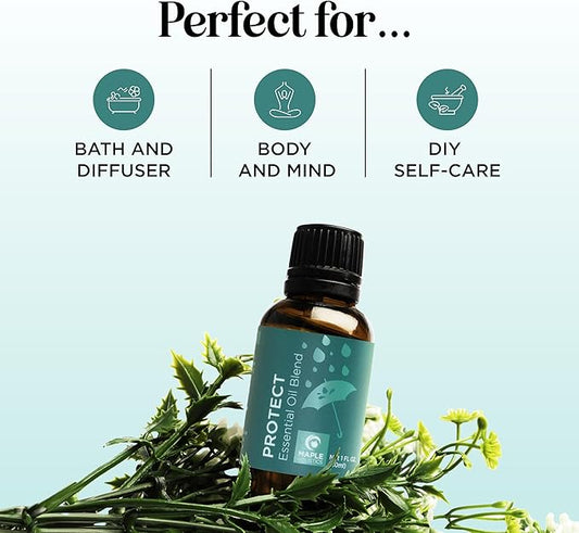 Thieves Myth Essential Oil Blend - Purification Essential Oil Blend for Diffuser of Undiluted Cinnamon Eucalyptus Lemon Rosemary and Clove Essential Oil - Cleansing Aromatherapy Diffuser Oil