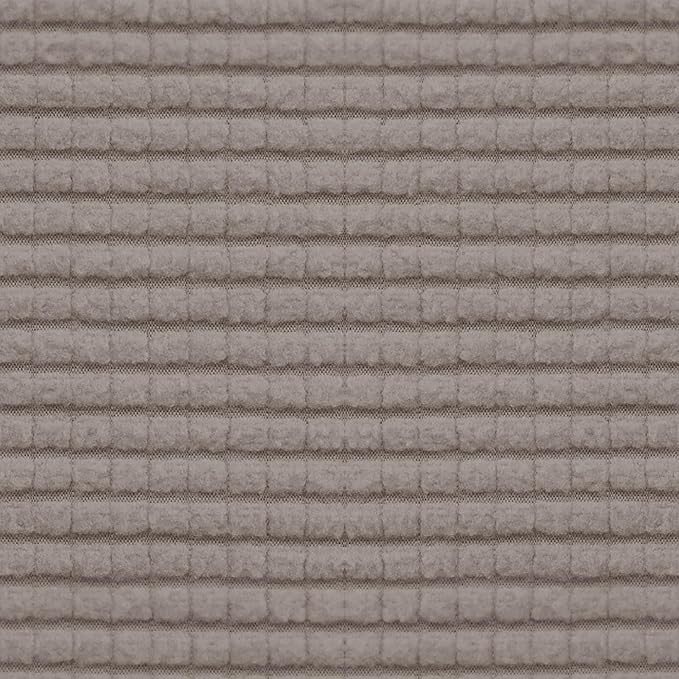 Easy-Going Stretch Individual Chair Couch Cushion Cover Sofa Cushion Furniture Protector Sofa slipcover Soft Flexibility with Elastic Bottom (3-Piece Sofa Cushion Cover, Taupe)