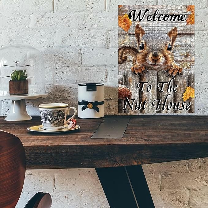 1000 Piece Difficult Wooden Squirrel Jigsaw Puzzle for Adults Kids Educational Family Activity Stress Relieving Quiet Play 29.5x19.7 Inch