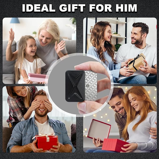 Magnetic Fidget Slider, EDC Fidget Toys for Adults, Home Office Executive Desk Toy Stress Relief Toy, Ideal Gifts for ADHD, ADD & Autism (Frost Black 2.0)