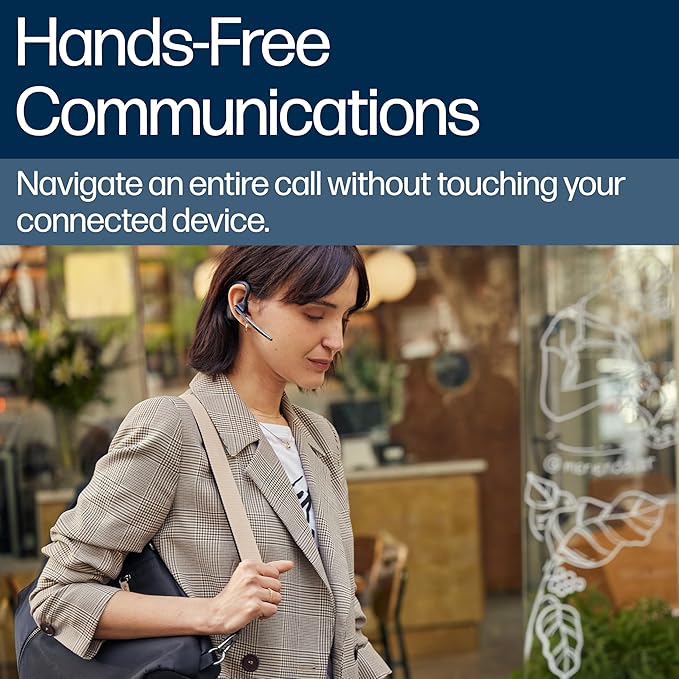 POLY Voyager Legend 30 - Bluetooth Headphones with Mic - Discreet Boom & 4 Noise-Canceling Mics - WindSmart Technology - All-Day Comfort - Seamless Connectivity - Smart Sensors & Call Controls