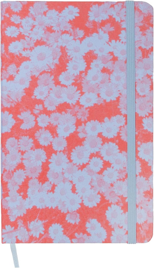 Moleskine Custom Edition Notebook, Hard Cover, Ruled, Large (5" x 8.25"), Soft Lavendar/Red, 240 Pages