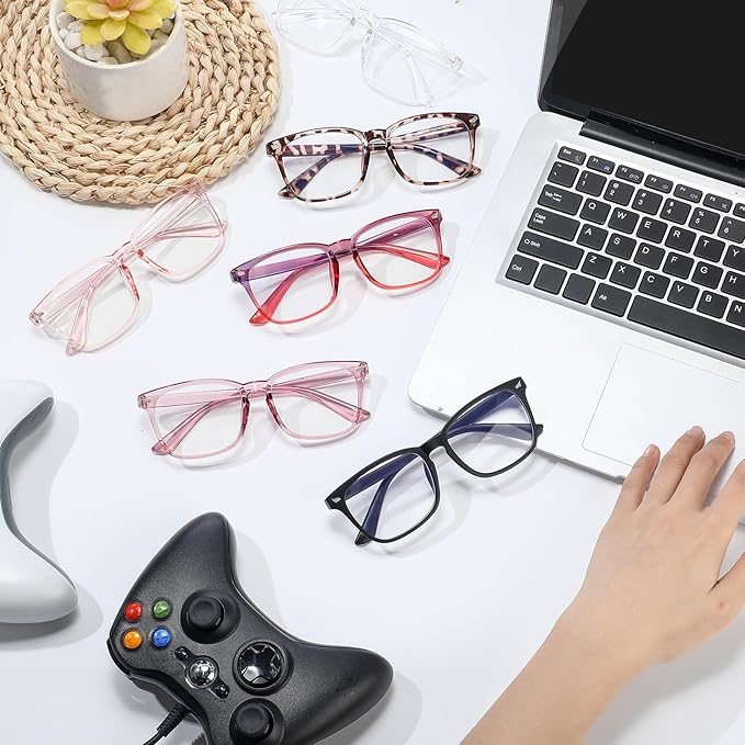 Jerify 18 Pack Blue Light Glasses for Women Men, Bluelight Blocking Glasses for Computer Reading Phone Screen Gaming TV
