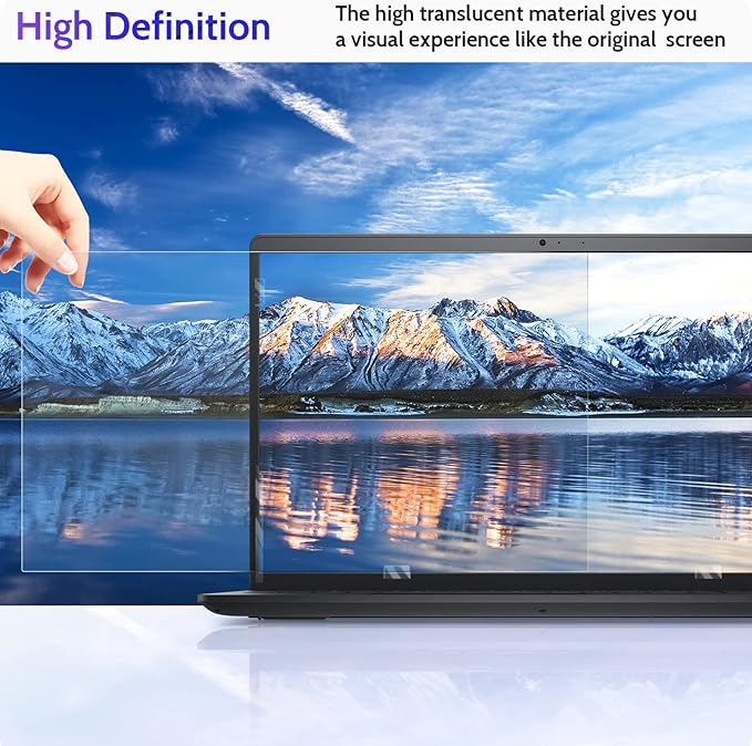 14 Inch Laptop Privacy Screen for 16:9 Computer Monitor, Anti Glare Blue Light Filter Protector, Removable 14inch Security Shield Compatible With Lenovo Hp Dell Acer Asus Thinkpad Envy Xps