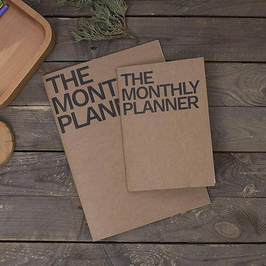 The Monthly Planner Undated (Large x 2 Pack)