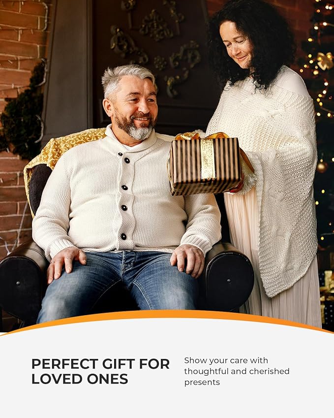 CooCoCo Shiatsu Neck Massager -4D Kneading Back Massager with Heat, Birthday Day Gifts for Dad/Women/Men, Deep Kneading Electric Massage Pillow, Massagers for Back and Neck Shoulder