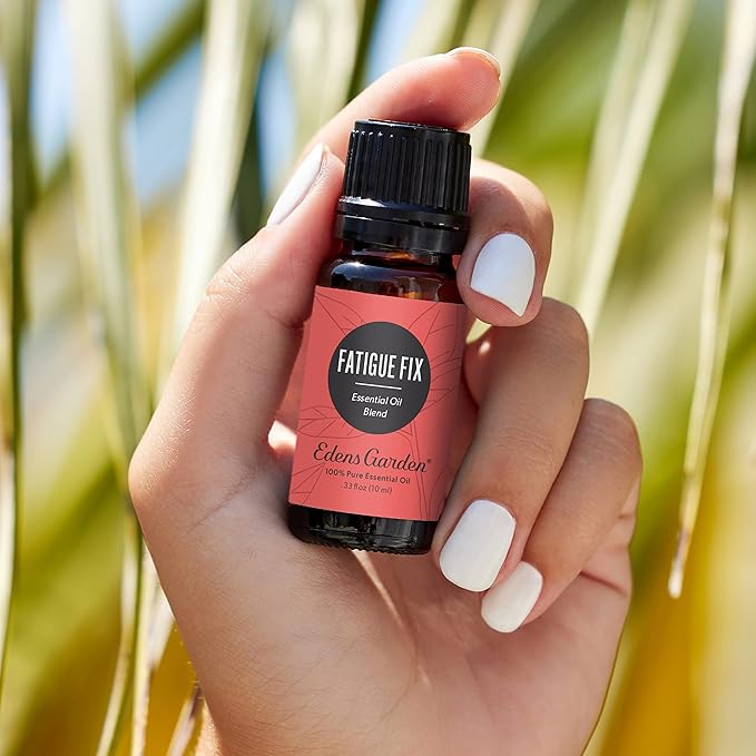Edens Garden Fatigue Fix Essential Oil Blend- 100% Pure Premium Grade, Undiluted, Natural, Therapeutic, Aromatherapy, The Best for Diffusing, Face, Humidifiers, Skin 10 ml (.33 fl oz)