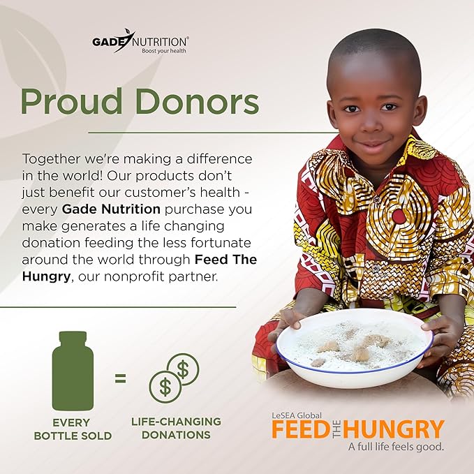 Gade Nutrition Alpha GPC + Ginkgo Biloba + Panax Ginseng + L- Tyrosine, L-Theanine, Bocopa Monnieri, Rhodiola Rosea, B12, MCT