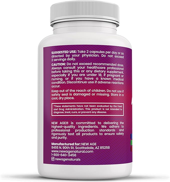 NEW AGE Milk Thistle NAC Chanca Piedra Beet Root Artichoke Dandelion Root Astragalus - Plus TUDCA & Ginger - 120 Count