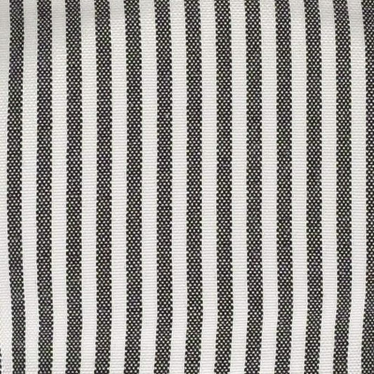 Sweet Home Collection Chair Cushion Memory Foam Pads Tufted Slip Non Skid Rubber Back U-Shaped 17" x 16" Seat Cover, 6 Pack, Pinstripe Charcoal, (Pack of 2)