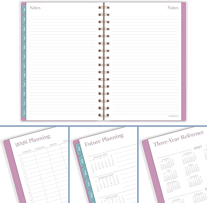 Cambridge 2026 Planner, Weekly & Monthly, 5-1/2" x 8-1/2", Small, Neo (1764-200-26)