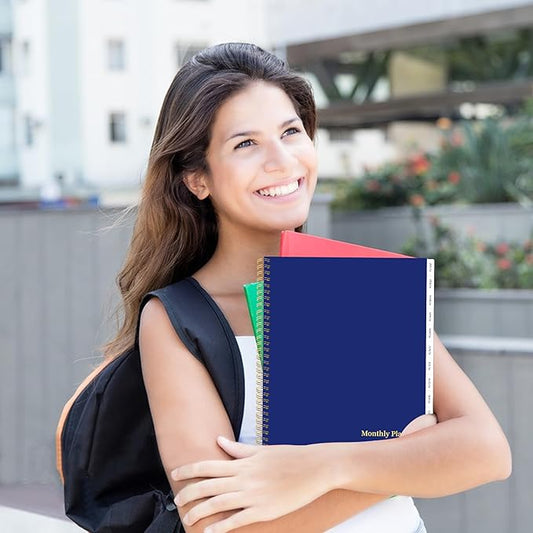 2026-2030 Monthly Planner, 5 Year Monthly Planner/Calendar 2026-2030, 60-Month Jan 2026 – Dec 2030, 9" x 11", Tabs, Double-Side Pocket, Holidays, Thick Paper - Blue