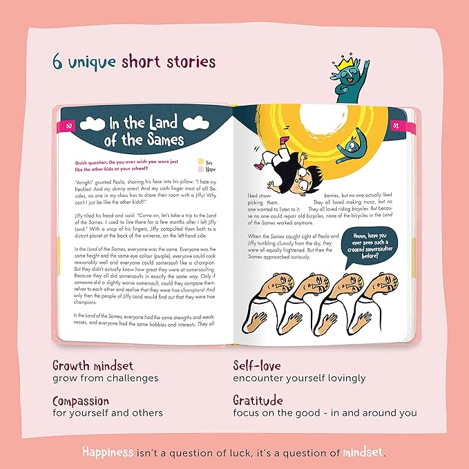6-Minute Kids Diary – Journal for Kids 6-12 to Develop a Happy Self Mindfulness and Positive Habits – Kids Gratitude Journal for Girls & Boys