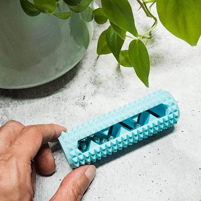 ZenStick – Spikey Sensory Fidget Toy with Steel Balls for Anxiety Relief, Focus, Stress Reduction & Mindful Stimulation (Light Blue)