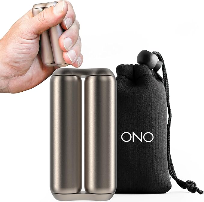ONO Roller - Handheld Fidget Toy for Adults | Help Relieve Stress, Anxiety, Tension | Promotes Focus, Clarity | Compact, Portable Design | Full Size Titanium