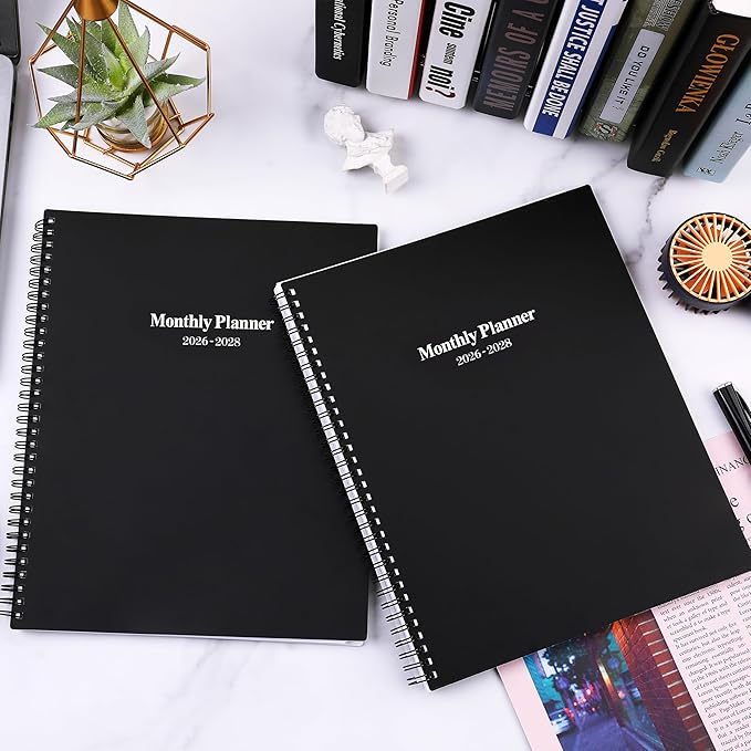 2026-2028 Monthly Planner/Calendar - 3 Year Monthly Planner 2026-2028, Jan. 2026 - Dec. 2028, 9'' x 11'', Calendar Planner with 36 Months Tabs, Double-side Pocket, Holidays, Notes Pages