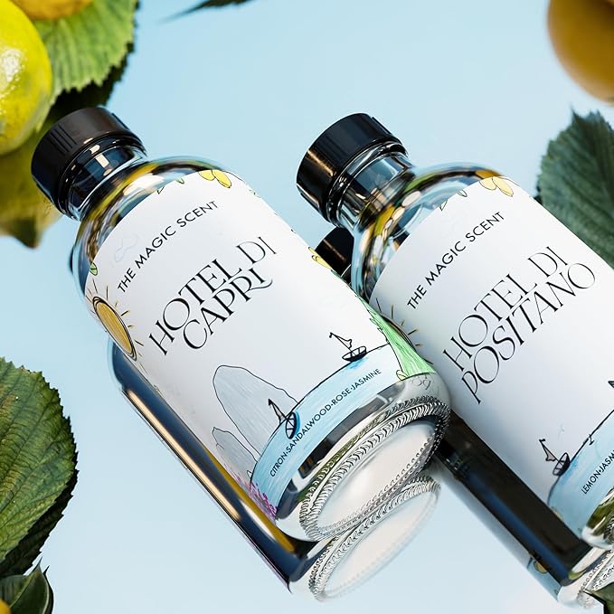 Hotel Di Capri Hotel Scent Diffuser Oil - Cold-Air & Ultrasonic Fragrance Oil for Diffuser - HVAC scents Inspired by Capri, Italy - Essential Oils for Diffusers - 8.5 fl oz, 250 mL