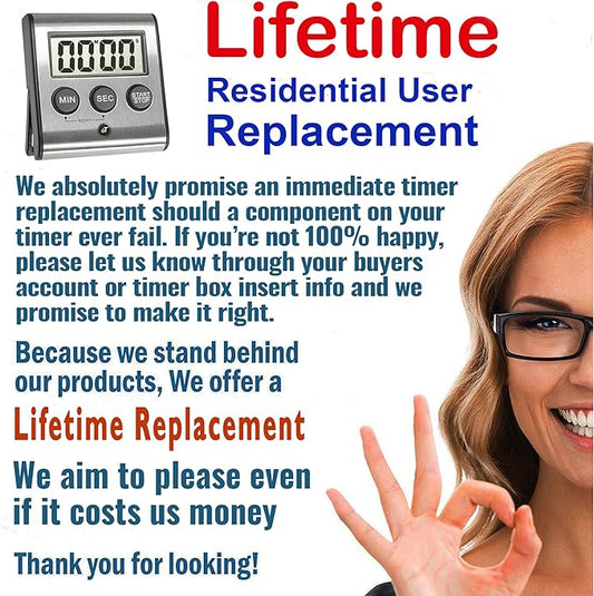 Elegant Digital Kitchen Timer, Stainless Steel Model eT-23, Super Strong Magnetic Back, Loud Alarm, Large Display, Auto Memory, Auto Shut-Off by eTradewinds