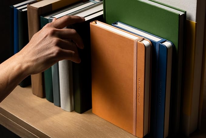 Anecdote 2026 Planner: 52 Week Daily Planner, Yearly, Monthly & Weekly Workflow for Planning Your Success – Vegan Leather Hardcover, Start Anytime & Achieve your Goals - Olive Green