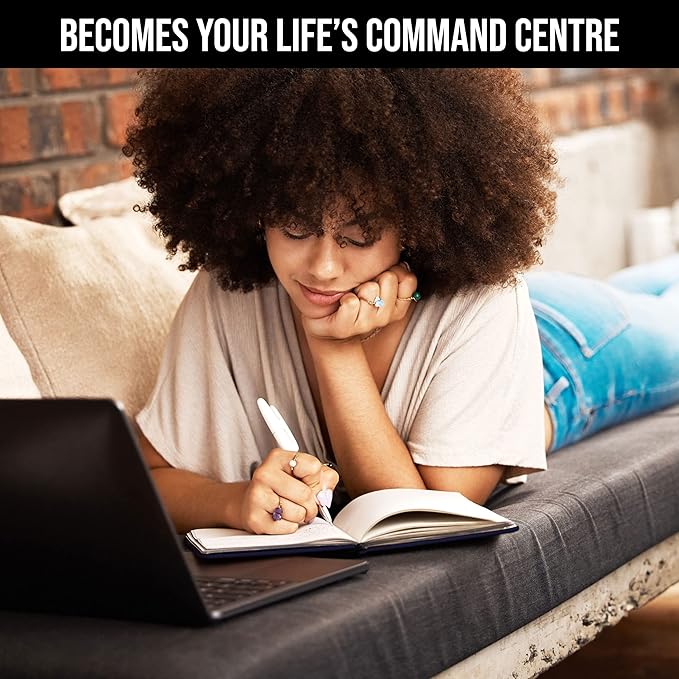 Daily Planner 2025 (Undated) | A5 Dotcross | Your All in One Day Organizer, At A Glance Weekly Agenda, Yearly Calendar Book | Planners for Personal, Professional, Academic & Work Goals and Schedule