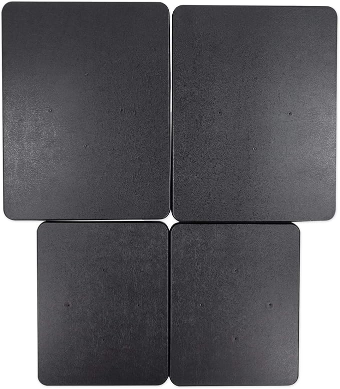 Rockville Pair RHT8C 8" Desktop Speaker Stands, 66 lbs. Capacity, Wood Finish, Resonance-Free, Cable Management, Isolation Pads, for Bookshelf/Studio Monitors