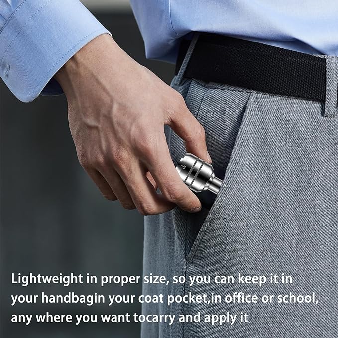 Fidget Toys Fingertip Dumbbell for Adults, 2 in 1 EDC Metal Fidget Spinners, Fidget Spinner for Anxiety Relief Autism Therapy, Stress Relief, Office Gadgets Gift for Adults Teens (Dumbbell)