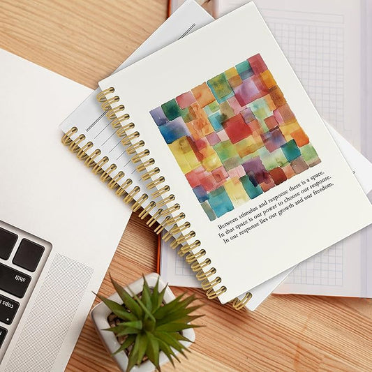 Psychology Therapist Mental Health Journal Notebook, School Psychologist Gifts, Speech Therapist Gift, School Counselor Hardcover Spiral Notebook 5.5x8.3 Inch