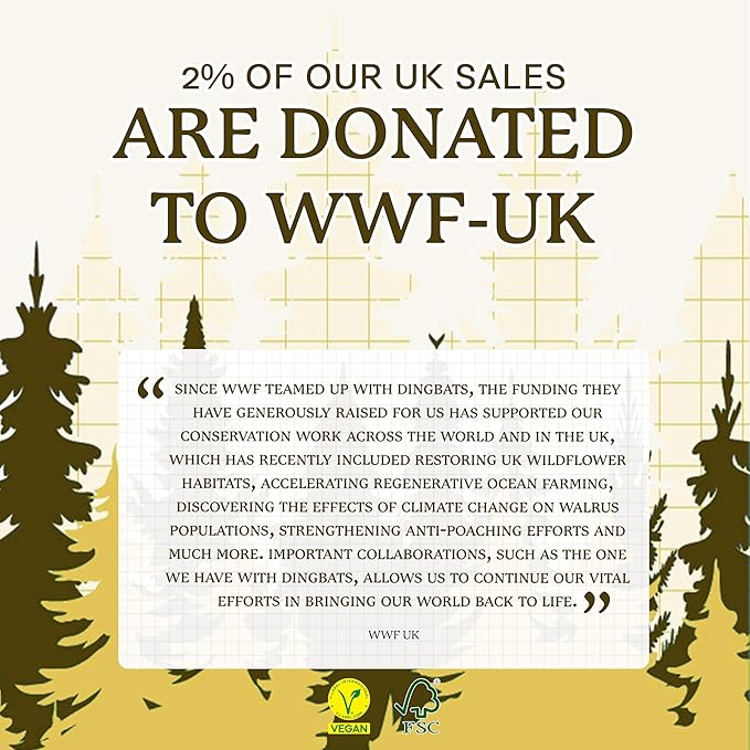 Dingbats* Wildlife Plain Writing Journal Notebook A5 - Vegan Leather Hardcover - Ideal for Work, Travel - Pocket, Elastic Closure, & Bookmark