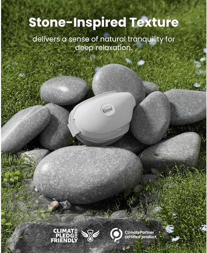 BOB AND BRAD Zero Pro Ultra-Quiet Eye Massager with Heat and Cooling, Lightweight Eye Massager with Scroll Button for Migraine Dry Eyes Relief, Relax, FSA Eligible/HSA Eligible Gifts for Women Men