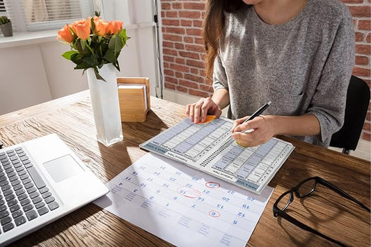 Appointment Book, Schedule Planner by StriveZen, 2025 2026, Daily, Hourly, 15 Minutes Increments, Weekly Scheduling, 7" x 8-3/4", Pockets, 128 Pages, HARDCOVER, UNDATED