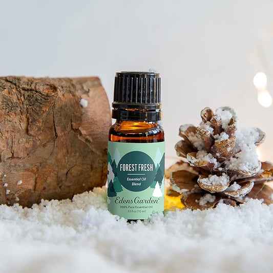 Edens Garden Forest Fresh Essential Oil Blend- 100% Pure Premium Grade, Undiluted, Natural, Therapeutic, Aromatherapy, The Best for Diffusing, Candle, Laundry, Humidifiers 10 ml (.33 fl oz)
