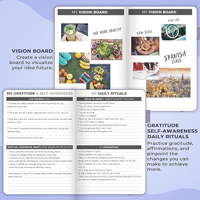 Clever Fox Planner – Undated Weekly & Monthly Planner for Productivity, Time Management & Goals – Organizer Journal – A5 (Lavender)