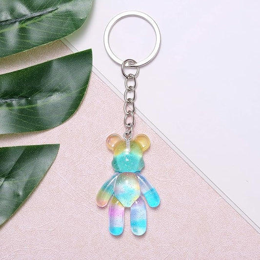 Pocket Bear Hug, Anxiety Relief Gift for Friend Mental Health Positivity Gift Autism Fidget Gifts Stress Relief Gifts for Her Comforting Present for Son Daughter Back to School Rainbow Blue