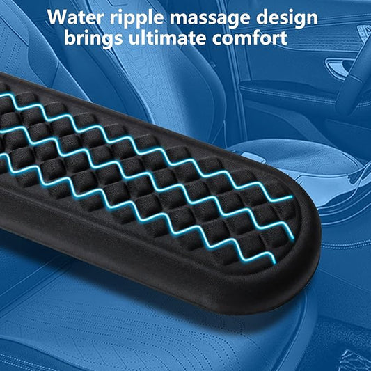 ELZO Wrist Rest for Keyboard, Soft Memory Foam Wrist Support, Ergonomic, Non-Slip for Computer Keyboard, Made Easy Typing & Relieve Wrist Pain, Black