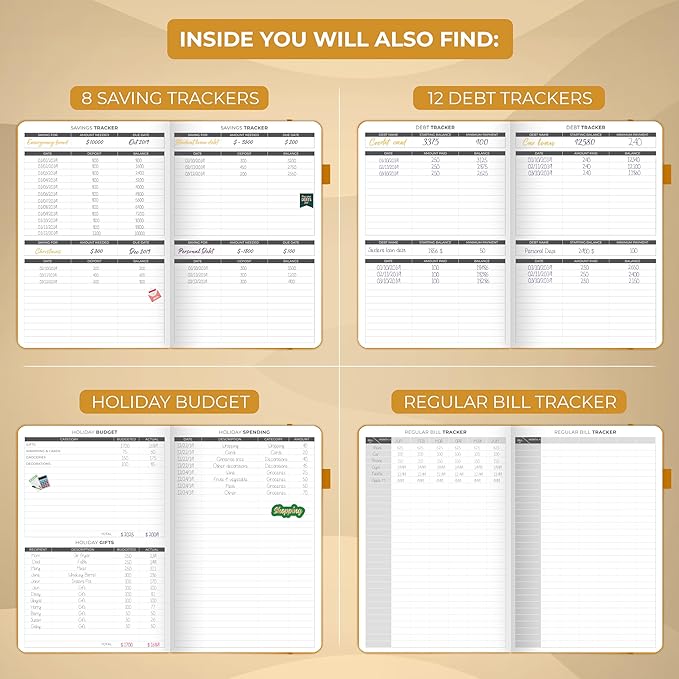 Clever Fox Budget Planner - Expense Tracker Notebook. Monthly Budgeting Organizer, Finance Logbook & Accounts Book, Bill Tracker, A5 (Yellow)