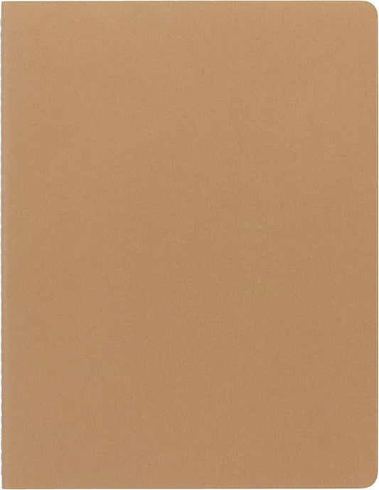 Moleskine Cahier Journal, Soft Cover, Large (5" x 8.25") Ruled/Lined, Black, 80 Pages (Set of 3)